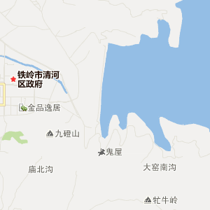 鐵嶺市清河區地圖