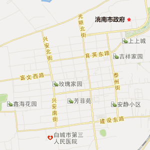 洮南市区图图片