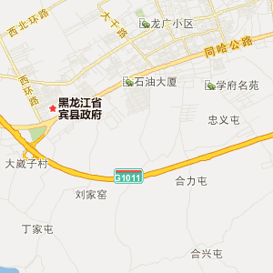 宾县胜利镇地图图片